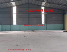 CHO THUÊ NHÀ XƯỞNG TẠI BẮC TÂN UYÊN, BÌNH DƯƠNG, DIỆN TÍCH: 2.140 M2, SP: 145-24