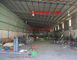 CHO THUÊ NHÀ XƯỞNG KHU CÔNG NGHIỆP BÌNH DƯƠNG, DIỆN TÍCH: 1.850 M2, SP: 241-24