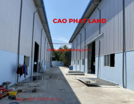 CHO THUÊ NHÀ XƯỞNG TRONG KHU CÔNG NGHIỆP BẾN CÁT, BÌNH DƯƠNG, DIỆN TÍCH KHUÔN VIÊN: 40.000 M2, SP: 123-25 