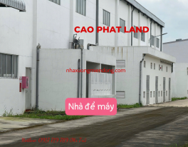 CHO THUÊ NHÀ XƯỞNG TẠI BÀU BÀNG, BÌNH DƯƠNG, DIỆN TÍCH: 7.800 M2, SP: 131-25