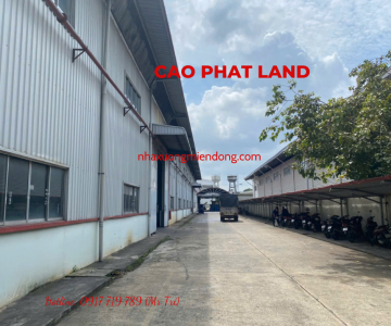 CHO THUÊ NHÀ XƯỞNG KHU CÔNG NGHIỆP SÓNG THẦN, BÌNH DƯƠNG, DIỆN TÍCH XƯỞNG: 5.500 M2, SP: 277-24