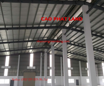 CHO THUÊ NHÀ XƯỞNG TÂN UYÊN, BÌNH DƯƠNG. DIỆN TÍCH: 13.000 M2, SP: 240-24