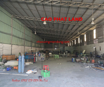 CHO THUÊ NHÀ XƯỞNG KHU CÔNG NGHIỆP BÌNH DƯƠNG, DIỆN TÍCH: 1.850 M2, SP: 241-24