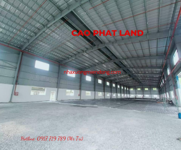 CHO THUÊ NHÀ XƯỞNG TẠI PHÚ GIÁO, BÌNH DƯƠNG, DIỆN TÍCH TỪ 1.500 M2- 2.820 M2, SP: 113-25
